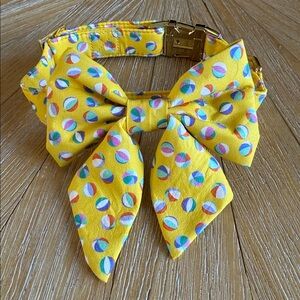 The Foggy Dog Beach Balls Dog Bow Collar